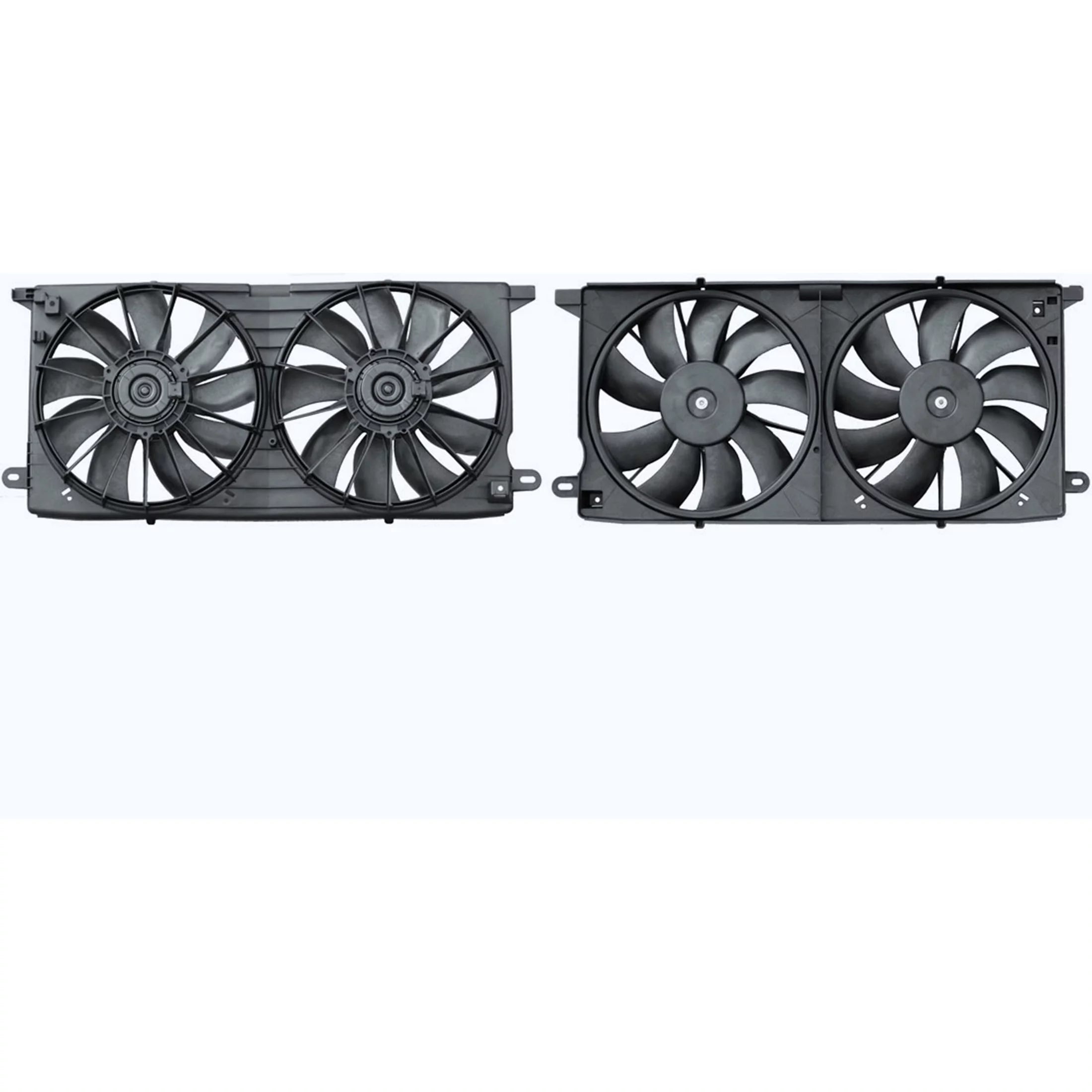 Agility Auto Parts 6014103 Dual Radiator and Condenser Fan Assembly for GM Specific Models