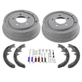 Rear Brake Drums & Brake Shoes for Ford F150 with 5 Studs 1997-1999