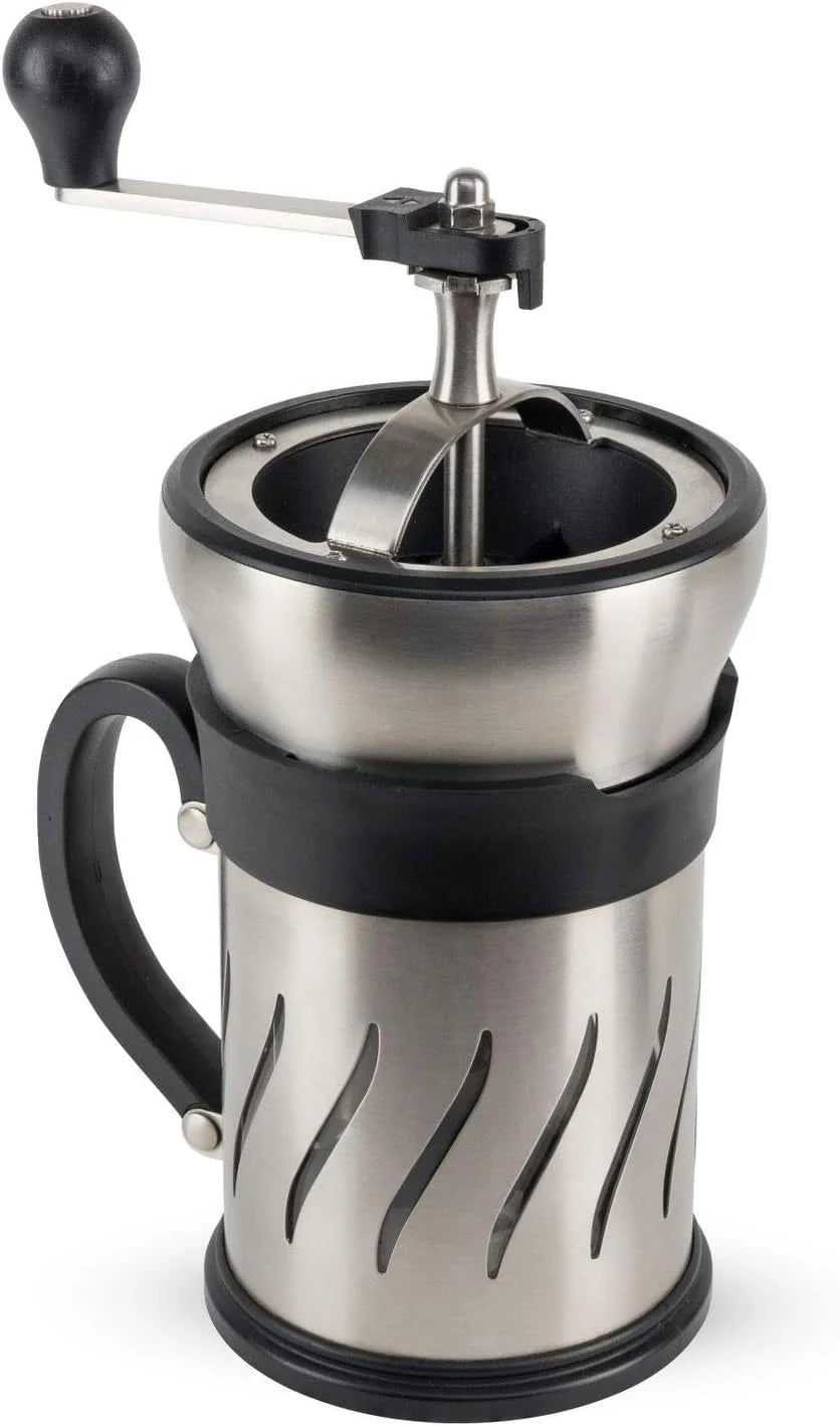 35257 s Press Coffee Mill/French Press Combination, Stainless Steel