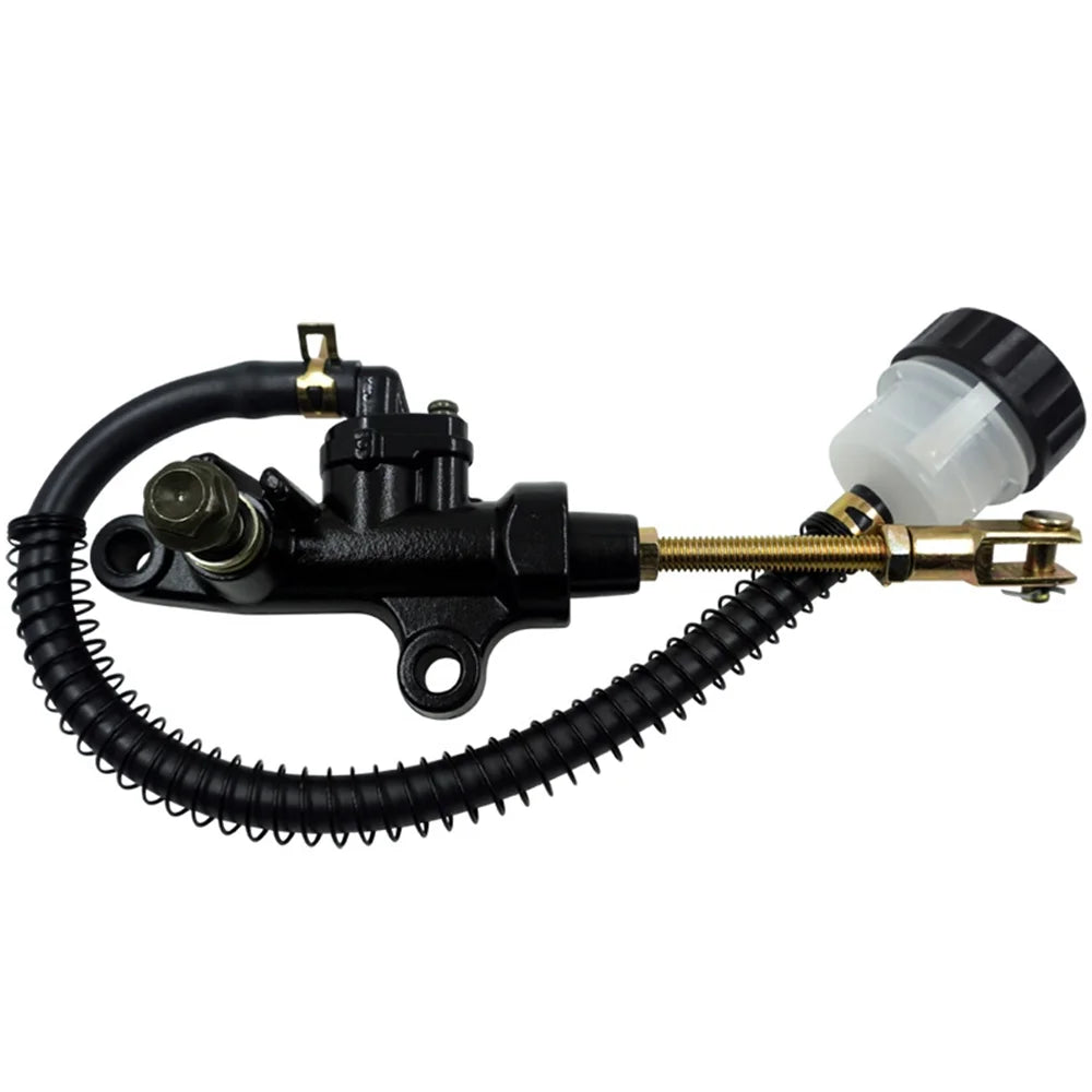 Virwir Motorcycle Disc Brake Hydraulic Oil Pump In-line Pump Brake Pump Rear Brake Master Cylinder Modification Accessories for Yamaha ATV YFM350 OE:29L-25850-51-00