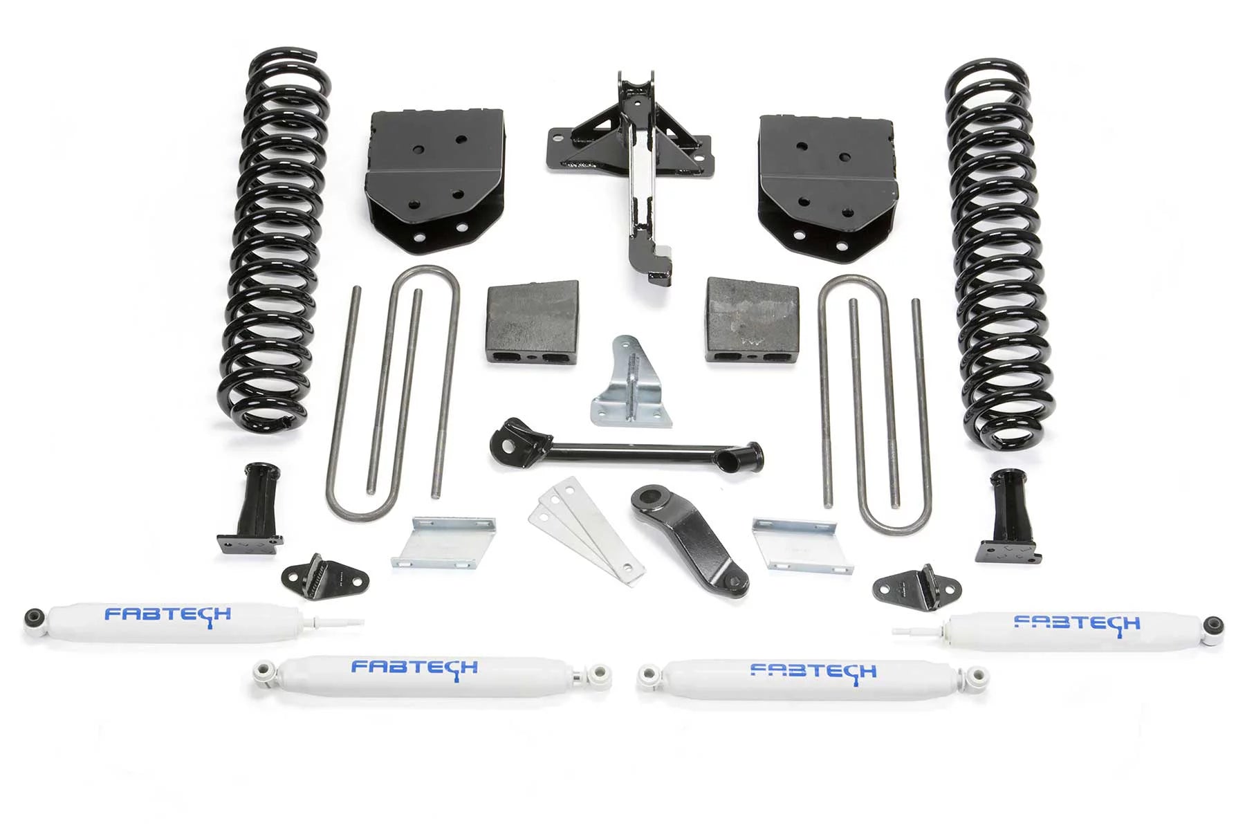 Fabtech 4 BASIC SYS W/PERF SHKS 2008-16 FORD F250/F350 4WD