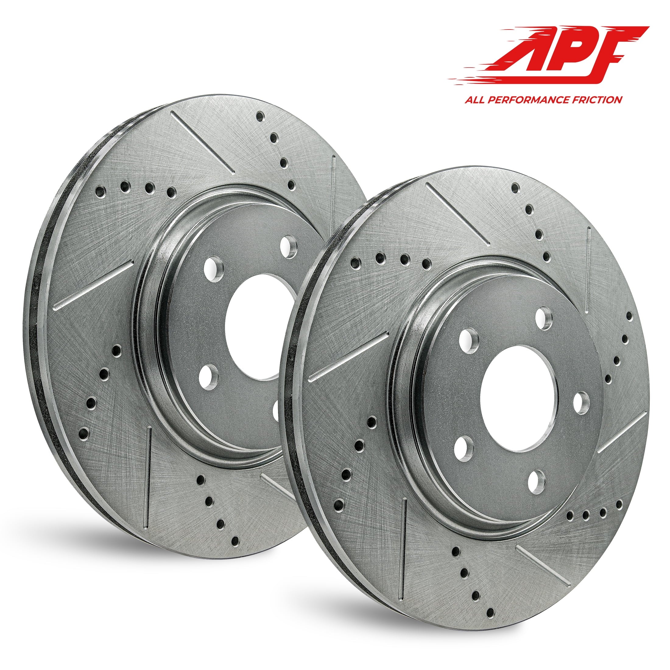 Rear Zinc Drill/Slot Brake Rotors for Audi A4 allroad 2017-2020