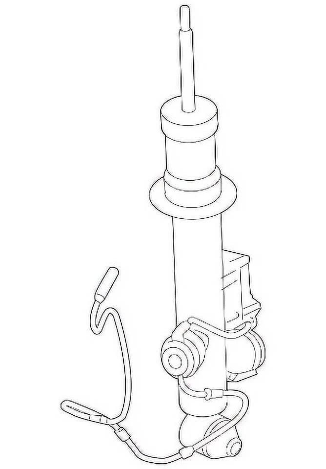 New Genuine BMW Rear Right Spring Strut (2015-2018) OE 37106874772