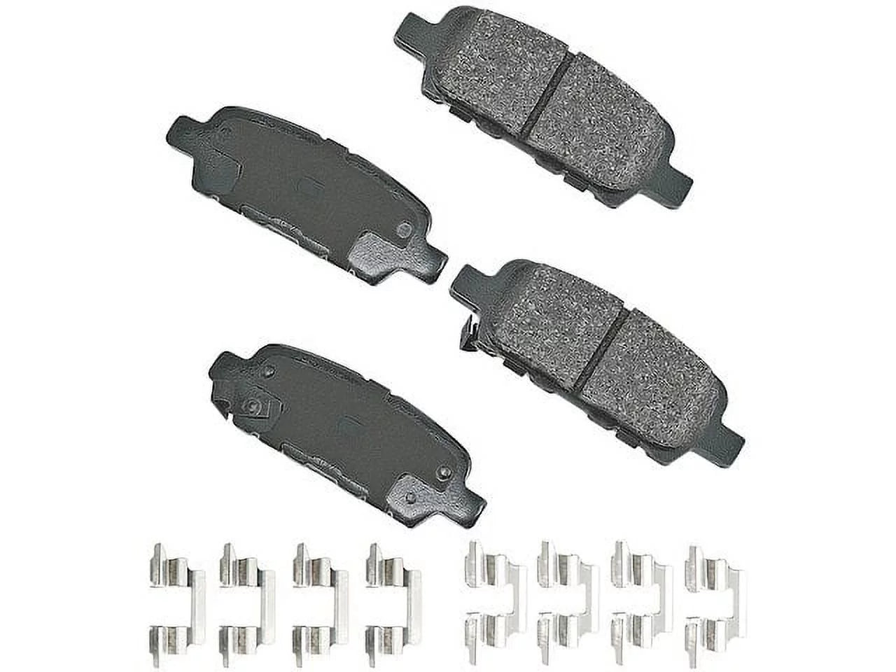 Rear Brake Pad Set - Compatible with 2014 - 2018 INFINITI Q50 2015 2016 2017