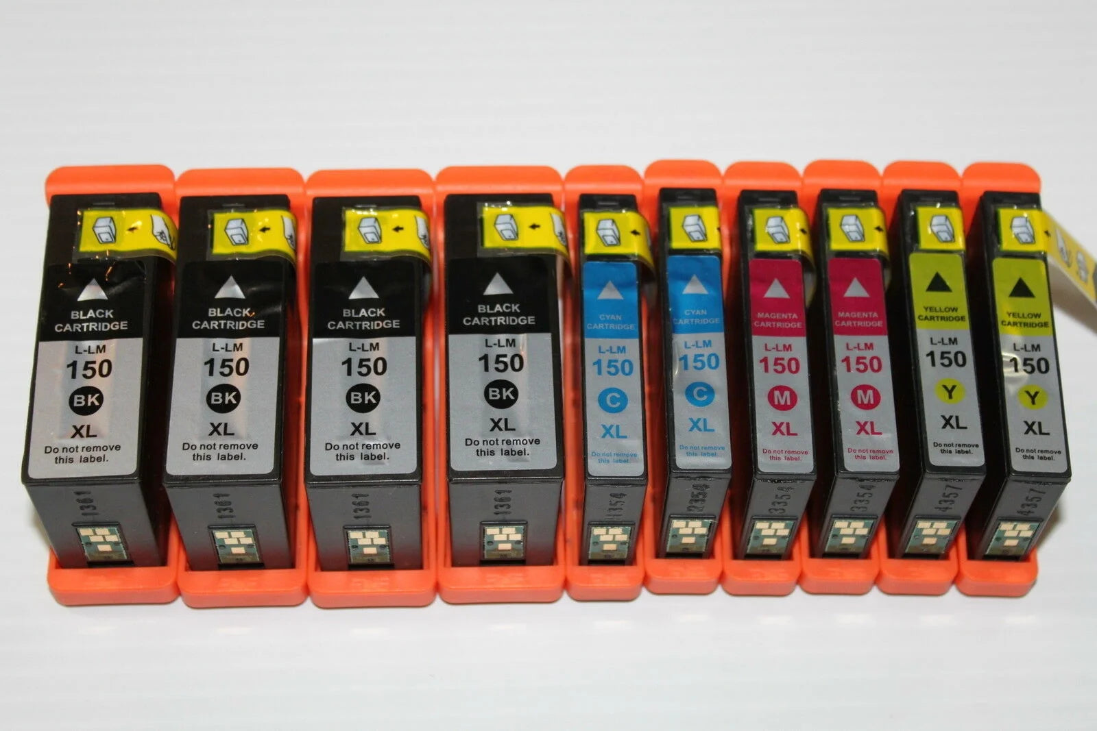 Compatible Lexmark 150XL 150 XL 14N1414 14N1615 14N1616 14N1618 Replacement Ink Cartridge for Lexmark S315 S415 S515 Pro715 Pro915 Printer -10 Pack