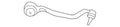 New Genuine BMW Tension Strut With Rubber Mo (2014-2019) OE 31126851691
