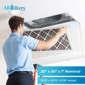 20X30X1 MERV 8 Geothermal Air Filters - Made In (6 Pack)