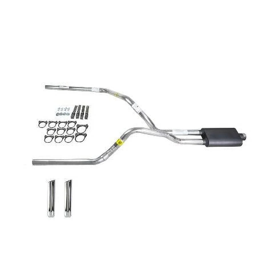 Titan 04-05 dual exhaust 2.5 pipe Flowsound Muffler RW Tip
