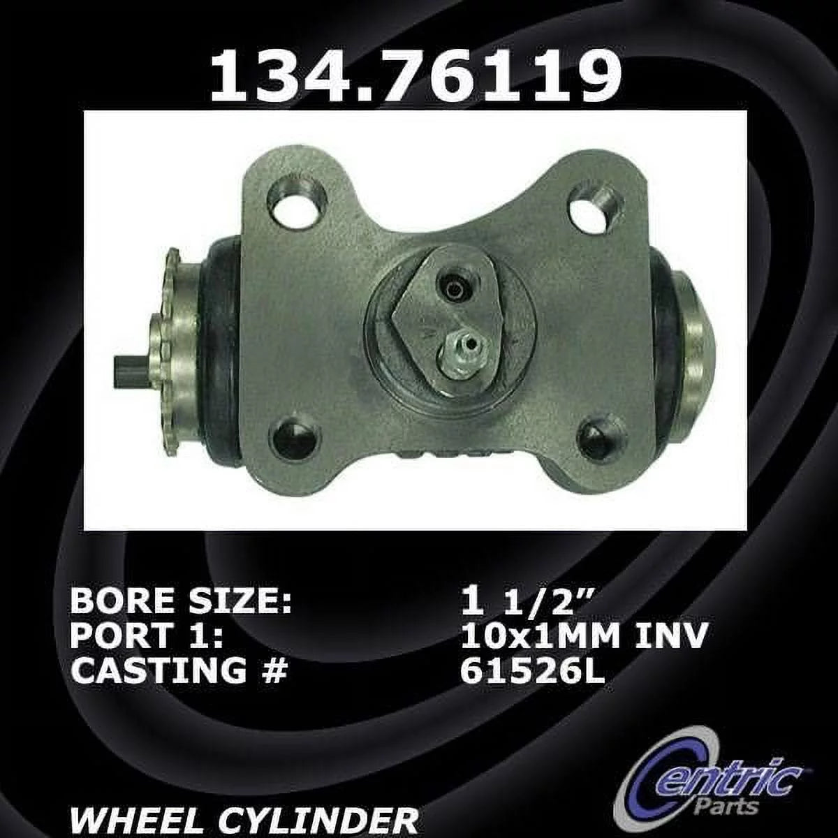 Centric 134.76119 - Premium Rear Driver Side Forward Drum Brake Wheel Cylinder