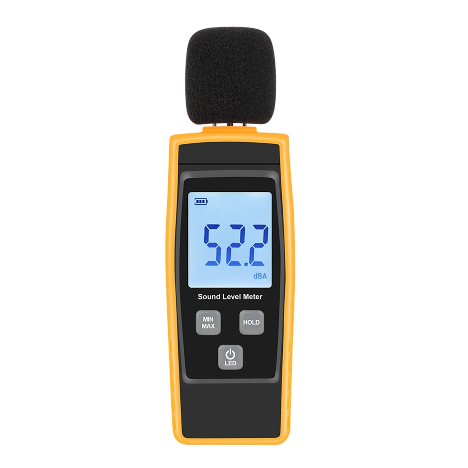 Tomshoo Sound Level Meter, LCD Digital Noise Monitoring Tester, Wide Measuring 30 130dBA, Max/Min/Data Hold