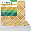 Filterbuy 23.5x23.5x1 MERV 11 Pleated HVAC AC Furnace Air Filters (5-Pack)