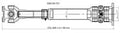 Drive Shaft Assembly Front Manual Transmission Fits select: 2006-2008 DODGE RAM 2500, 2006-2008 DODGE RAM 3500