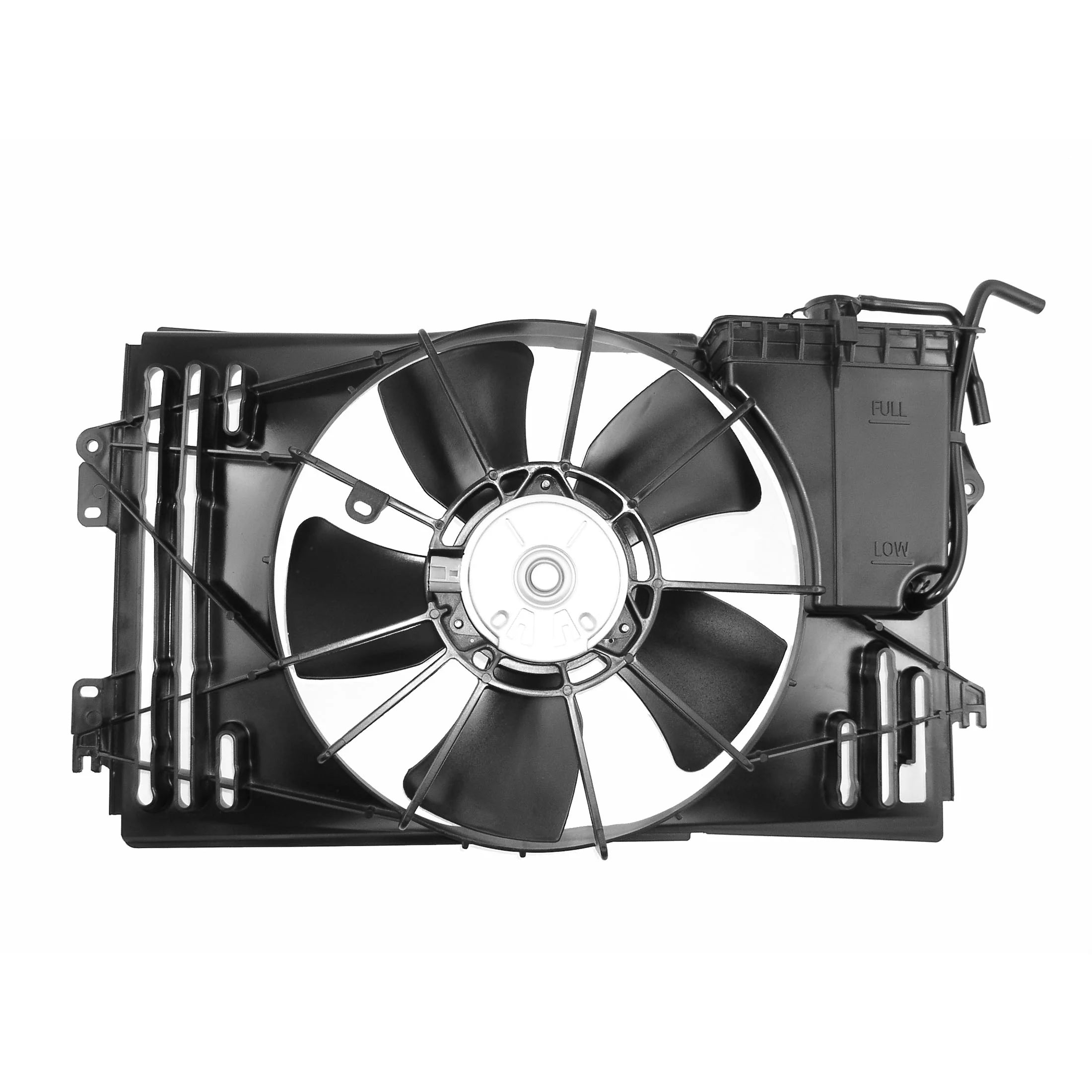 Agility Auto Parts 6034118 Dual Radiator and Condenser Fan Assembly for Pontiac, Toyota Models Fits select: 2003-2008 TOYOTA COROLLA, 2003-2006 TOYOTA COROLLA MATRIX