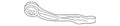 New Genuine BMW Tension Strut With Rubber Mo (2006-2010) OE 31106770686