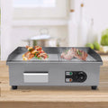 22 Combo 1600W Electric Griddle Flat Top Grill Hot Plate BBQ Countertop Non-stick Restaurant Grill
