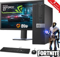 Restored Gaming Dell 7040 SFF Computer Core i5 6th 3.4GHz, 8GB Ram, 500GB HDD, 256GB NVMe SSD, NVIDIA GT 730, New 22 LCD, Keyboard and Mouse, Wi-Fi, Win10 Home Desktop PC (Refurbished)