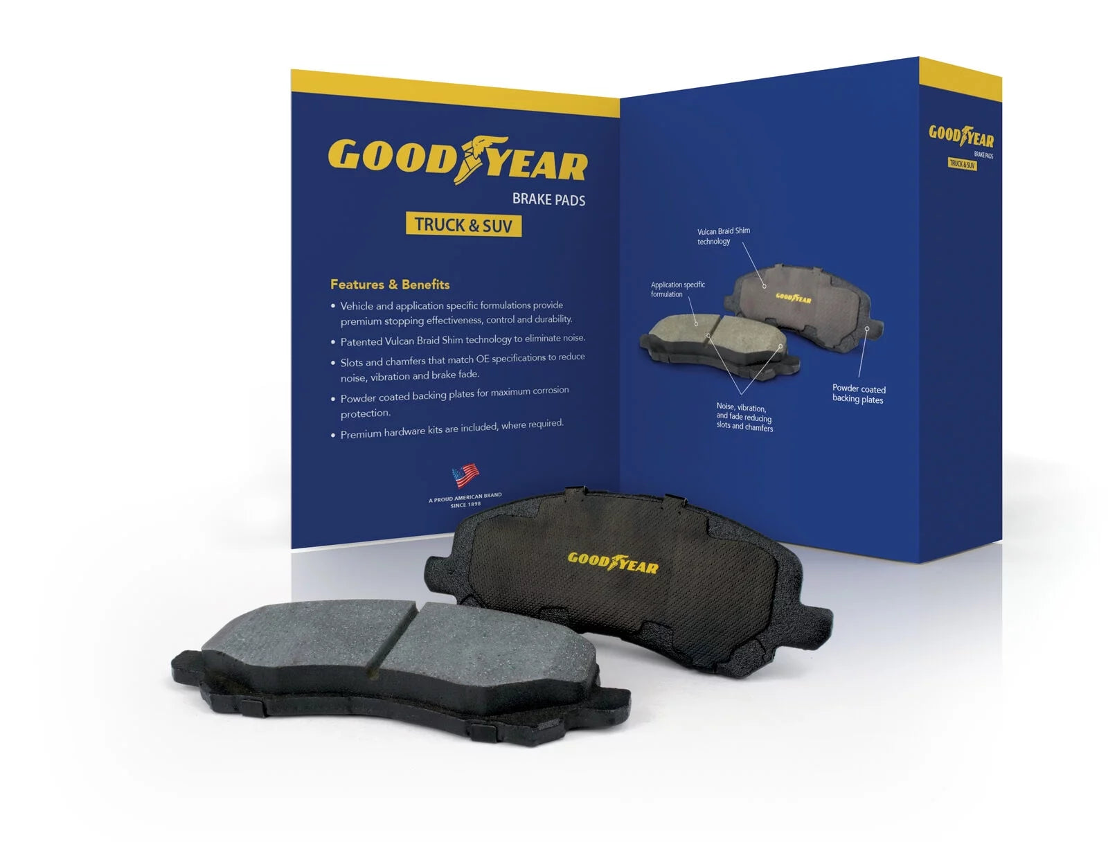 Rear Brake Pads for Ford Expedition F150 Lincoln Navigator Goodyear GYD1790