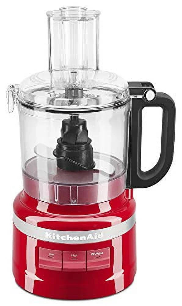 KitchenAid RKFP0718ER 7-Cup Food Processor Chop, Puree, Shred and Slice - Empire Red (Used)