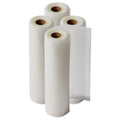 80-Foot Value Pack ¨C Vacuum Sealer Bags, Rolls for Food Storage, Great for Steaks & Custom Snack Bags by PowerXL? Duo NutriSealer?, 4-Pack 10.2¡± x 20¡¯ Large Rolls, Clear