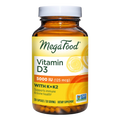 MegaFood Vitamin D3 with K & K2 120 Caps