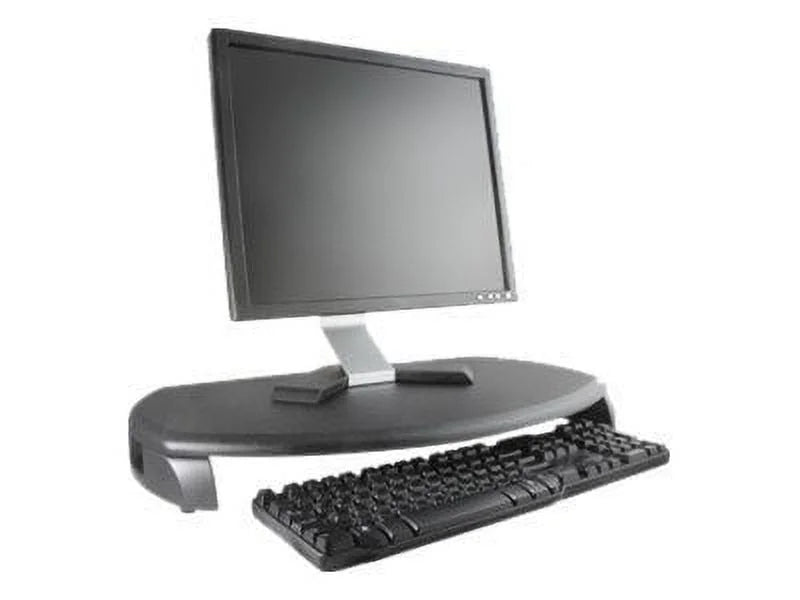 Kantek, KTKMS280B, CRT/LCD Stand with Keyboard Storage, 1 Each, Black