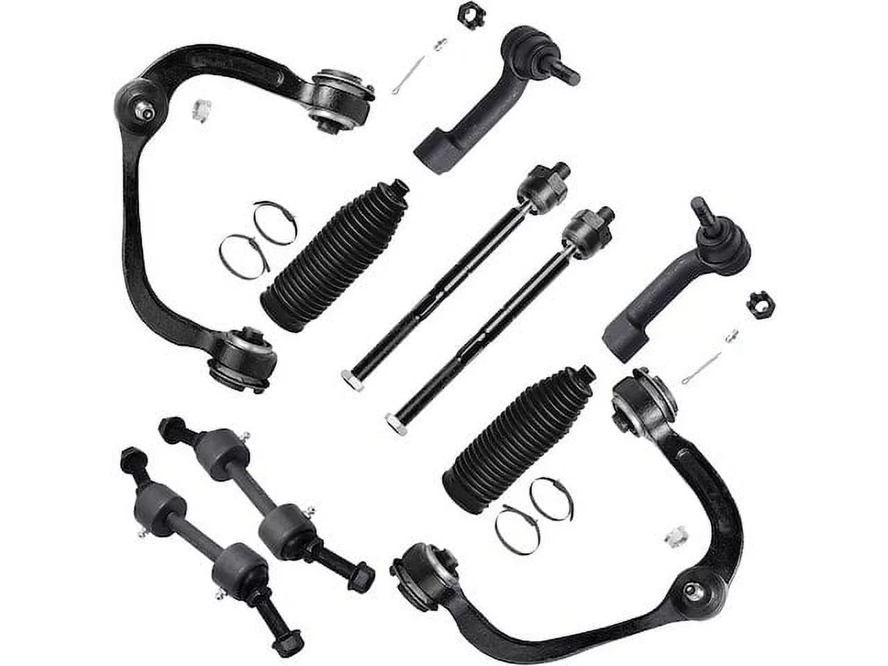 Front Control Arm Ball Joint Tie Rod and Sway Bar Link Kit - Compatible with 2009 - 2017 Ford F-150 2010 2011 2012 2013 2014 2015 2016