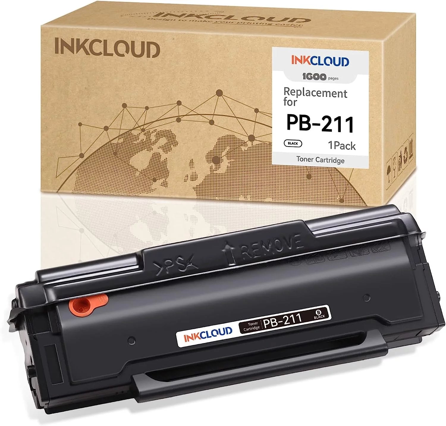 PB-211 PB-211 EV Black Toner Cartridge Compatible with Pantum P2200, P2500W, P2502W, M6500NW, M6550NW,