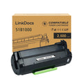 LinkDocs 51B1000 Compatible Toner Cartridge for Lexmark MS317dn, MS417dn, MS517dn, MS617dn, MX317dn, MX417de, MX517de, MX617de, Laser Printer, 2,500 Pages