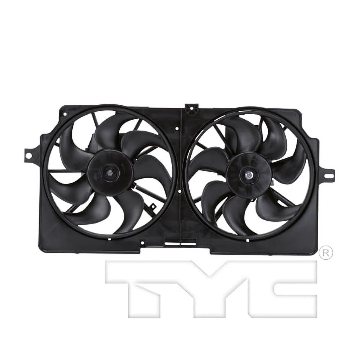 TYC 620410 Dual Radiator and Condenser Fan Assembly Fits 2000 Oldsmobile Silhouette