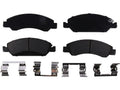 Front Brake Pad Set - Compatible with 2007 - 2018 Chevy Silverado 1500 WT 2008 2009 2010 2011 2012 2013 2014 2015 2016 2017