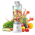 Shinysix Portable Blender for Shakes and Smoothies 600ml Fruit Juicer with 6 150W Power, 2 Modes, Built-in Battery, Waterproof Fruit Mixer for Home Office Travel Sports Camping